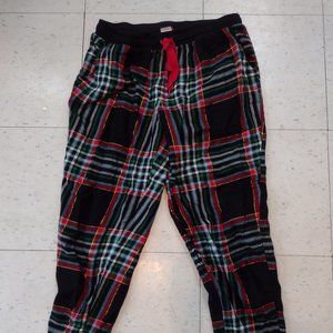 Plaid Sweet Treasures Cotton Pajama Pants Medium